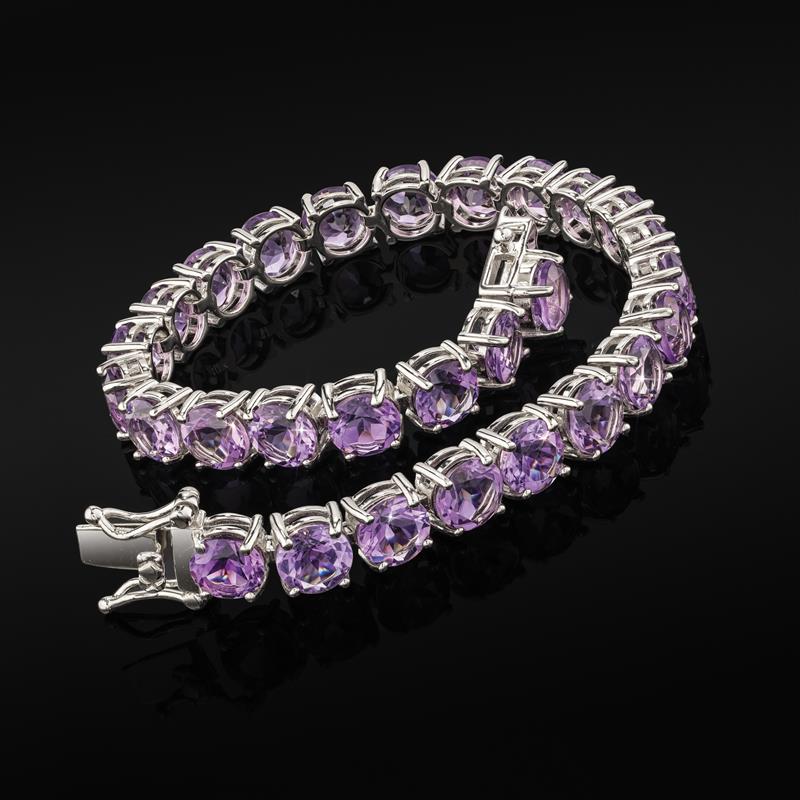 Endless Love Amethyst Tennis Bracelet